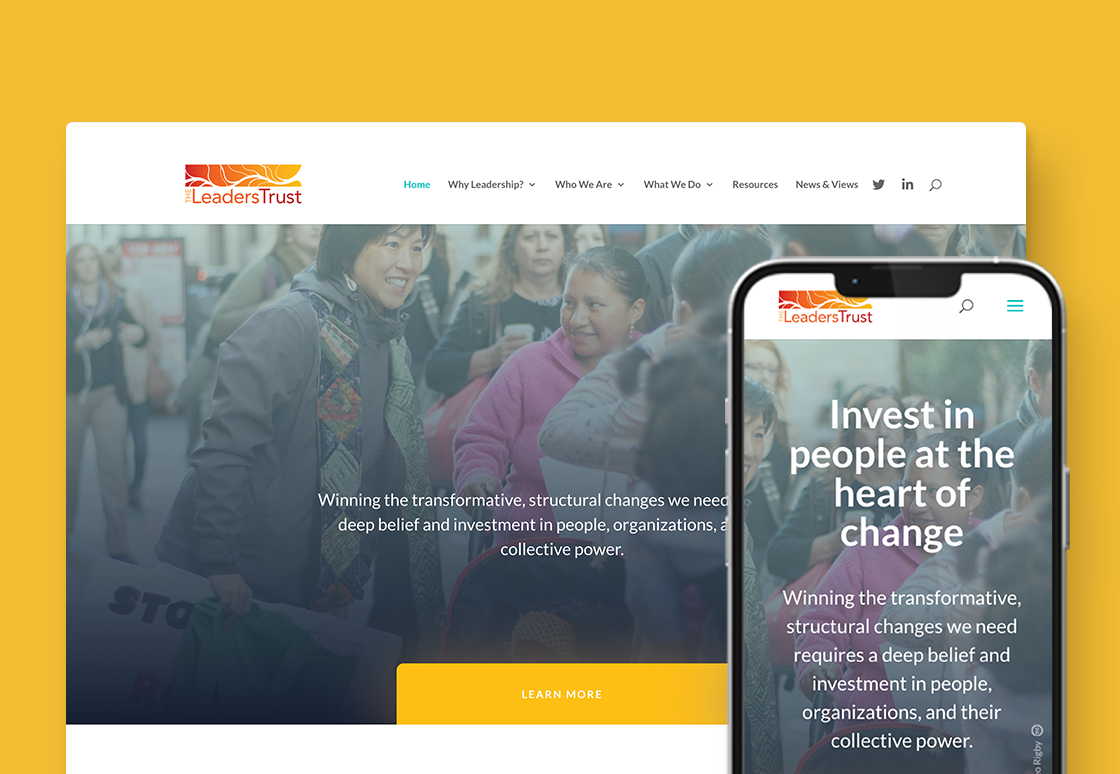 The Leaders Trust - Yippa » Web Design & Graphic Design for Nonprofits